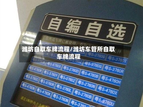 潍坊自取车牌流程/潍坊车管所自取车牌流程-第2张图片