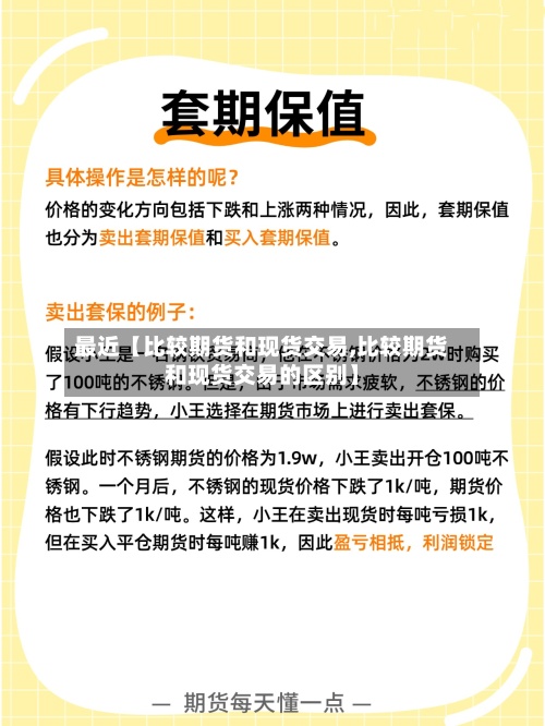 最近【比较期货和现货交易,比较期货和现货交易的区别】