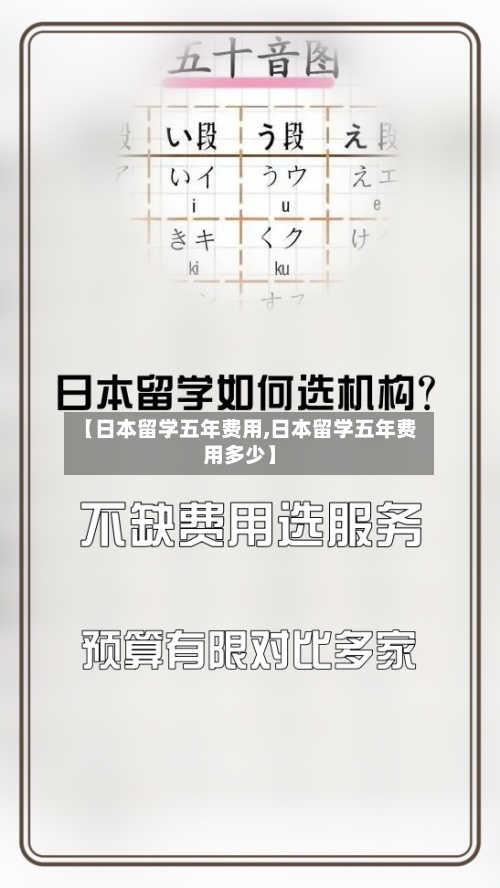 【日本留学五年费用,日本留学五年费用多少】-第3张图片