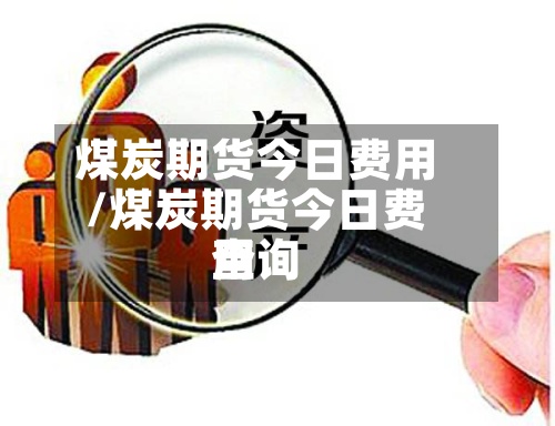 煤炭期货今日费用/煤炭期货今日费用查询-第2张图片