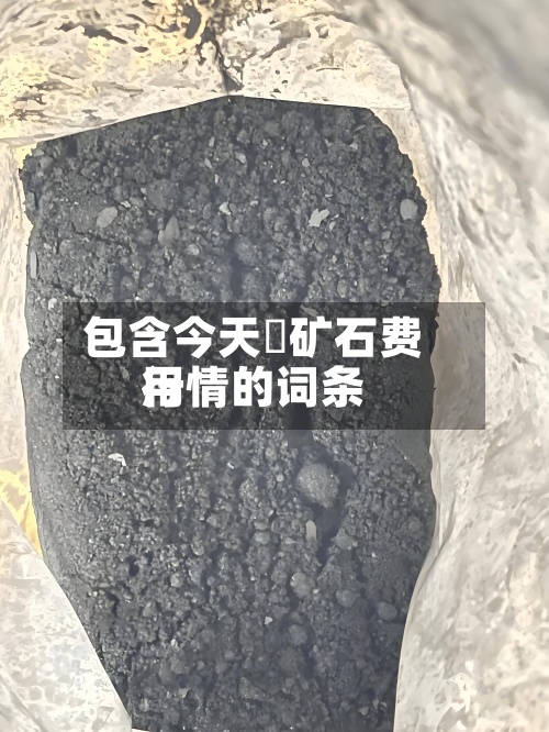 包含今天鉄矿石费用行情的词条-第3张图片