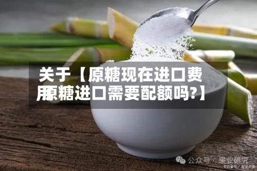 关于【原糖现在进口费用,原糖进口需要配额吗?】-第2张图片