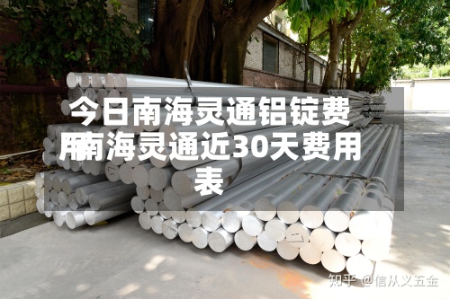 今日南海灵通铝锭费用/南海灵通近30天费用表