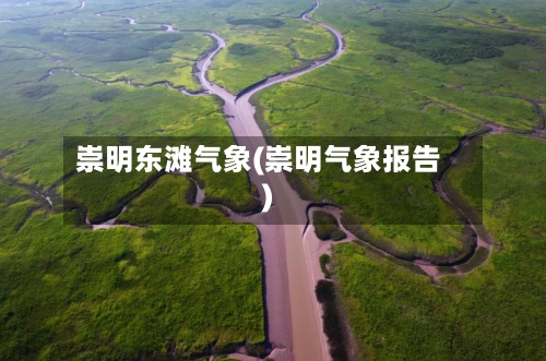 崇明东滩气象(崇明气象报告)-第3张图片
