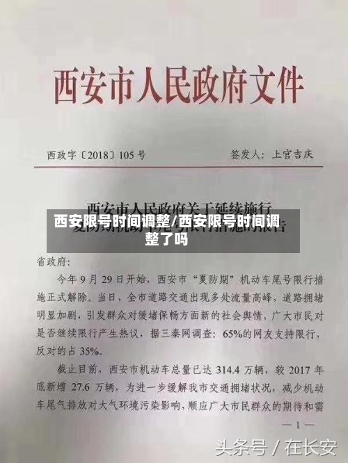 西安限号时间调整/西安限号时间调整了吗-第3张图片