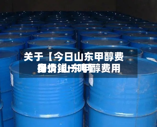 关于【今日山东甲醇费用行情,山东甲醇费用多少钱一吨】-第2张图片