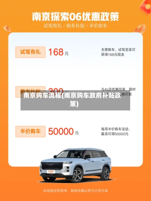南京购车流程(南京购车政府补贴政策)