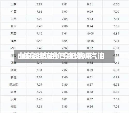 山东潍坊油价今日费用/山东潍坊今日油价92汽油