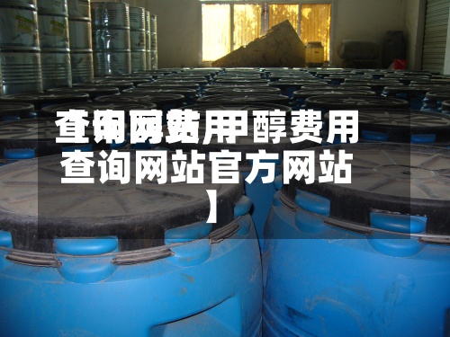 【甲醇费用查询网站,甲醇费用查询网站官方网站】