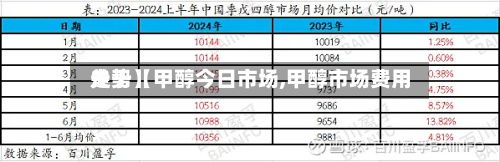 关于【甲醇今日市场,甲醇市场费用走势】