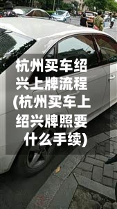 杭州买车绍兴上牌流程(杭州买车上绍兴牌照要什么手续)-第2张图片