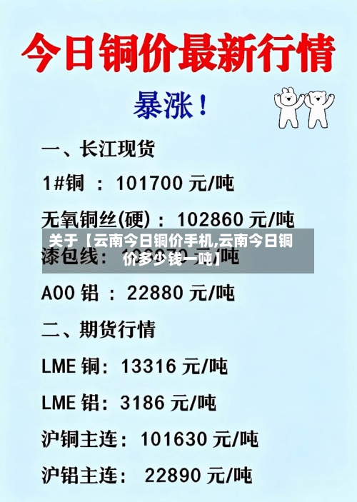 关于【云南今日铜价手机,云南今日铜价多少钱一吨】-第3张图片