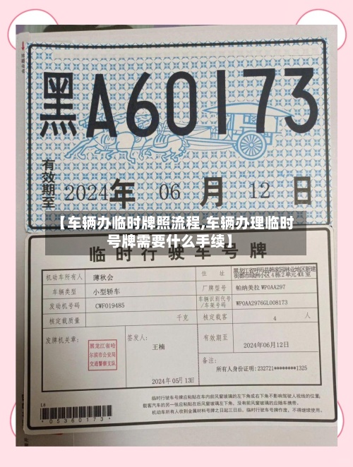 【车辆办临时牌照流程,车辆办理临时号牌需要什么手续】