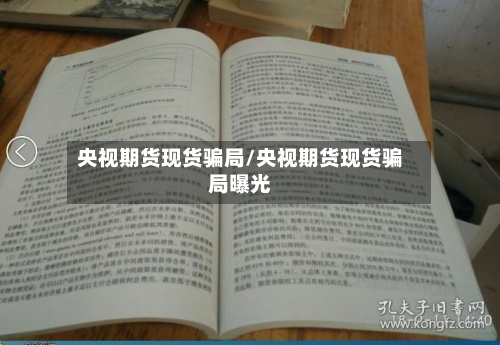 央视期货现货骗局/央视期货现货骗局曝光-第3张图片