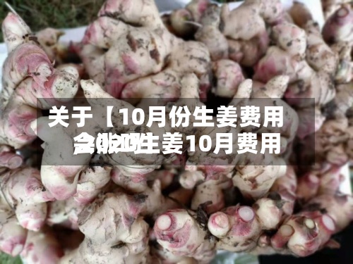 关于【10月份生姜费用,2020生姜10月费用会涨吗】-第3张图片