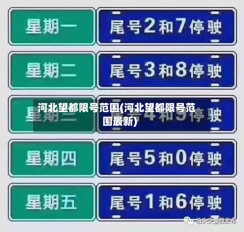 河北望都限号范围(河北望都限号范围最新)