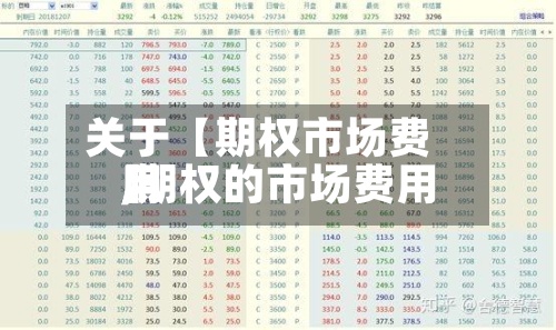 关于【期权市场费用,期权的市场费用】