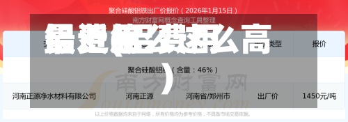 铝费用最近(铝费用最近怎么这么高)-第2张图片