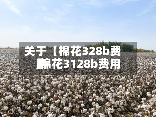 关于【棉花328b费用
,棉花3128b费用
】-第2张图片