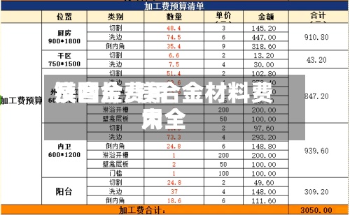 镁合金费用及图片/镁合金材料费用大全