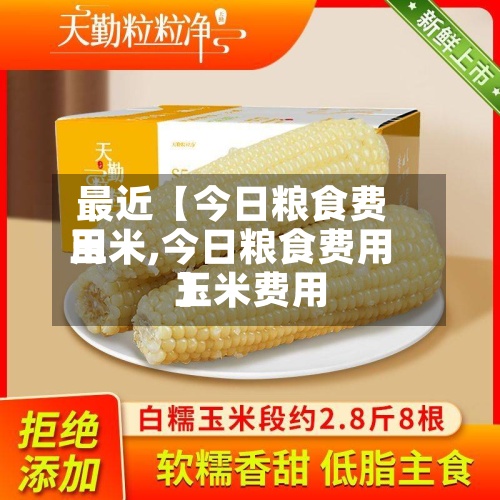 最近【今日粮食费用玉米,今日粮食费用玉米费用】
