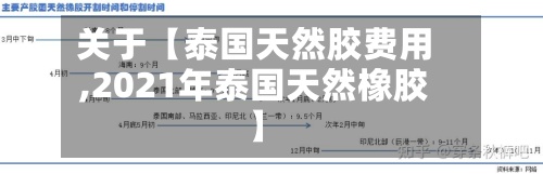 关于【泰国天然胶费用
,2021年泰国天然橡胶】-第3张图片