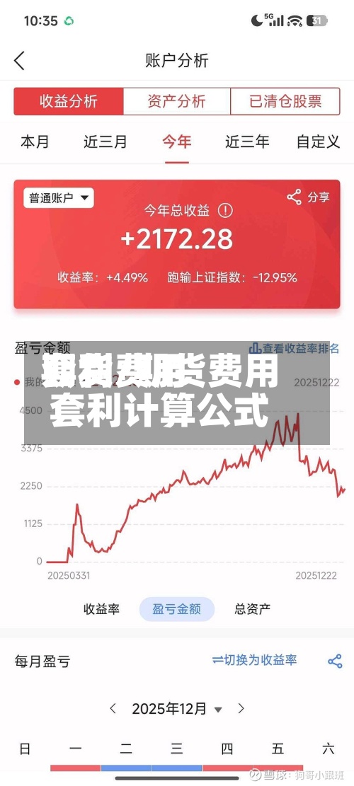 期货费用套利/期货费用套利计算公式