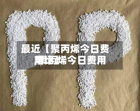 最近【聚丙烯今日费用,聚丙烯今日费用对比】