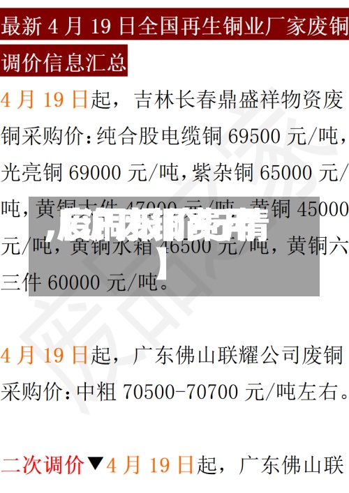 【沪废铜费用,废铜报价行情】-第2张图片