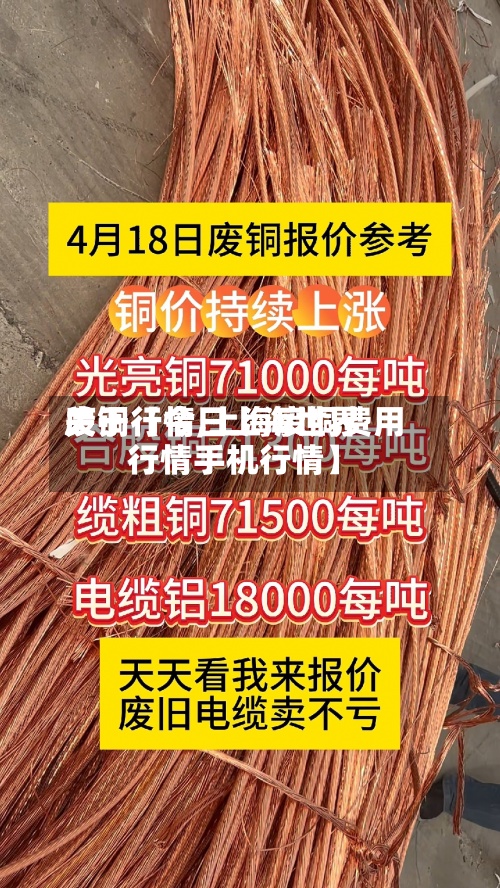 关于【今日上海世界废铜行情,上海废铜费用行情手机行情】-第3张图片