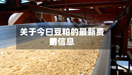 关于今曰豆粕的最新费用的信息