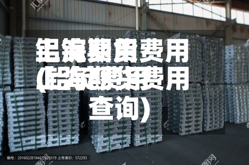 铝锭费用上海期货费用(铝锭费用上海期货费用查询)-第2张图片